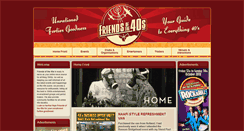 Desktop Screenshot of friendsofthe40s.com